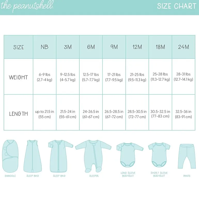 The Peanutshell Rainbow Safari Baby Girls 23-pc. Baby Clothing Set