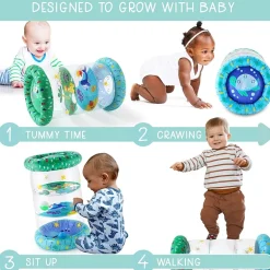 The Peanutshell Tummy Time Roller Baby Activity Center