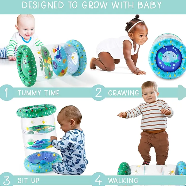 The Peanutshell Tummy Time Roller Baby Activity Center