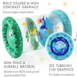 The Peanutshell Tummy Time Roller Baby Activity Center