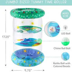 The Peanutshell Tummy Time Roller Baby Activity Center