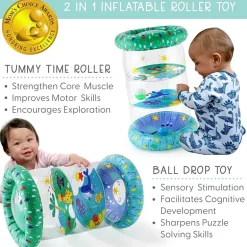 The Peanutshell Tummy Time Roller Baby Activity Center