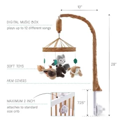 The Peanutshell Woodland Baby Mobile