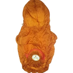 The Pet Life The Ultimate Waterproof Thunder-Paw Adjustable Zippered Folding Travel Dog Raincoat