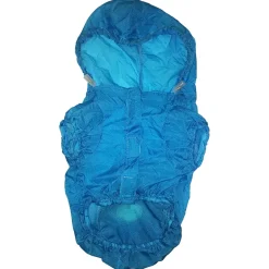 The Pet Life The Ultimate Waterproof Thunder-Paw Adjustable Zippered Folding Travel Dog Raincoat