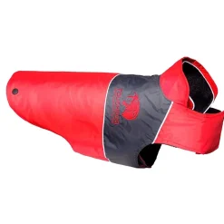 The Pet Life Touchdog Lightening-Shield Waterproof 2-in-1 Convertible Dog Jacket w/ Blackshark technology