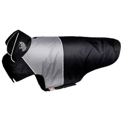 The Pet Life Touchdog Lightening-Shield Waterproof 2-in-1 Convertible Dog Jacket w/ Blackshark technology
