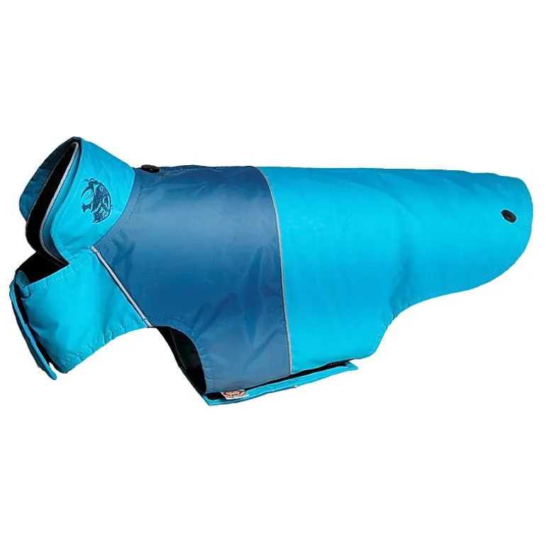 The Pet Life Touchdog Lightening-Shield Waterproof 2-in-1 Convertible Dog Jacket w/ Blackshark technology