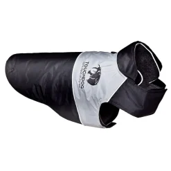 The Pet Life Touchdog Lightening-Shield Waterproof 2-in-1 Convertible Dog Jacket w/ Blackshark technology