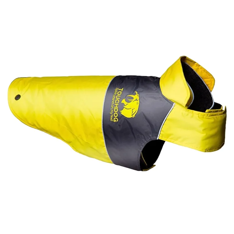 The Pet Life Touchdog Lightening-Shield Waterproof 2-in-1 Convertible Dog Jacket w/ Blackshark technology