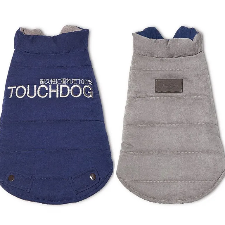 The Pet Life Touchdog Waggin Swag Reversible Insulated Pet Coat