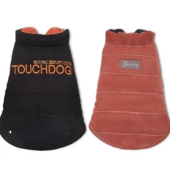 The Pet Life Touchdog Waggin Swag Reversible Insulated Pet Coat