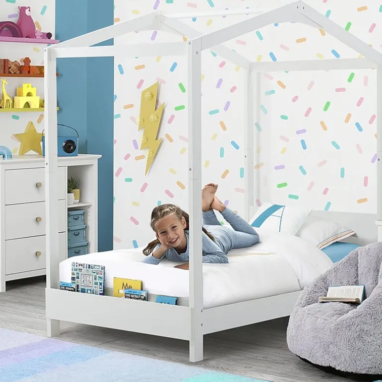 The Poppy House Kids Twin Canopy Bed