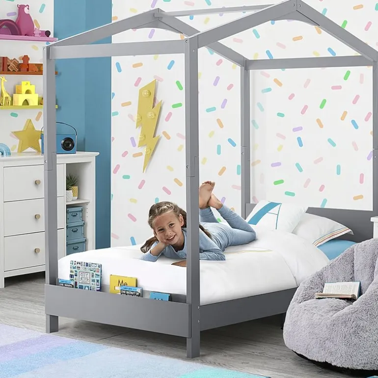 The Poppy House Kids Twin Canopy Bed
