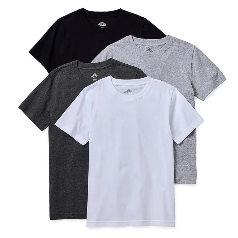 Thereabouts Boys 4 Pack Short Sleeve Crew Neck T-Shirt