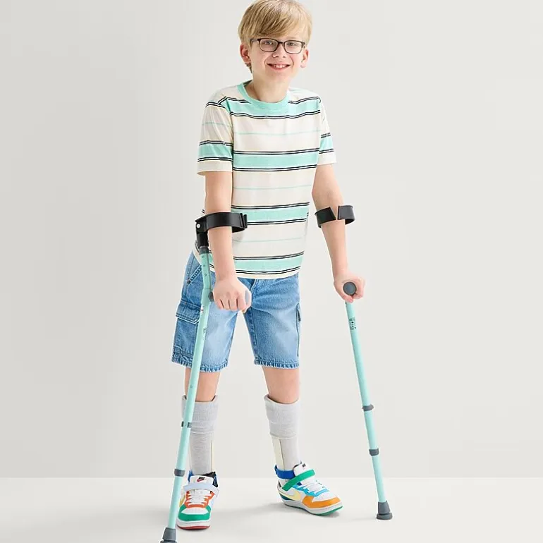 Thereabouts Cargo Little & Big Kid Boys Adaptive Easy-on + Easy-off Denim Short
