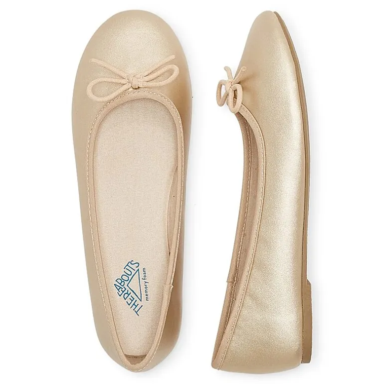 Thereabouts Lexi Little & Big Kid Girls Round Closed Toe Ballet Flats