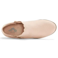 Thereabouts Little & Big Girls Pima Stacked Heel Booties