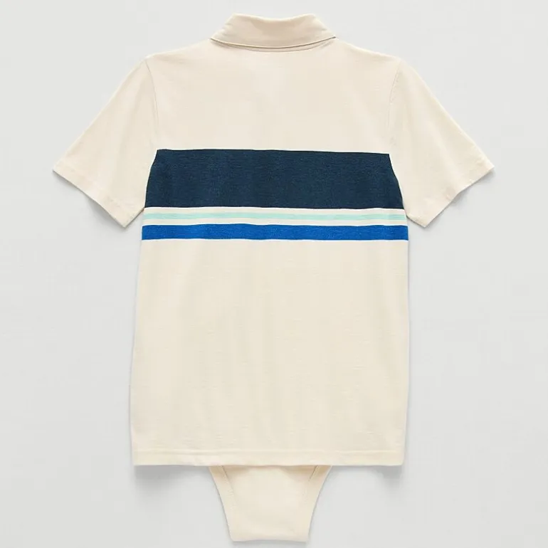 Thereabouts Little & Big Kid Boys Bodysuit Closure Easy-on + Easy-off Adaptive Short Sleeve Bodysuit