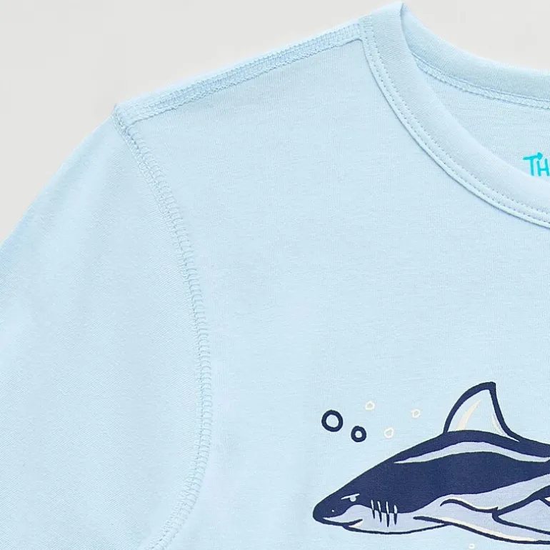 Thereabouts Little & Big Kid Boys Bodysuit Closure Easy-on + Easy-off Adaptive Crew Neck Short Sleeve Bodysuit