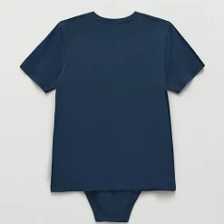 Thereabouts Little & Big Kid Boys Easy-on + Easy-off Adaptive Crew Neck Short Sleeve Bodysuit