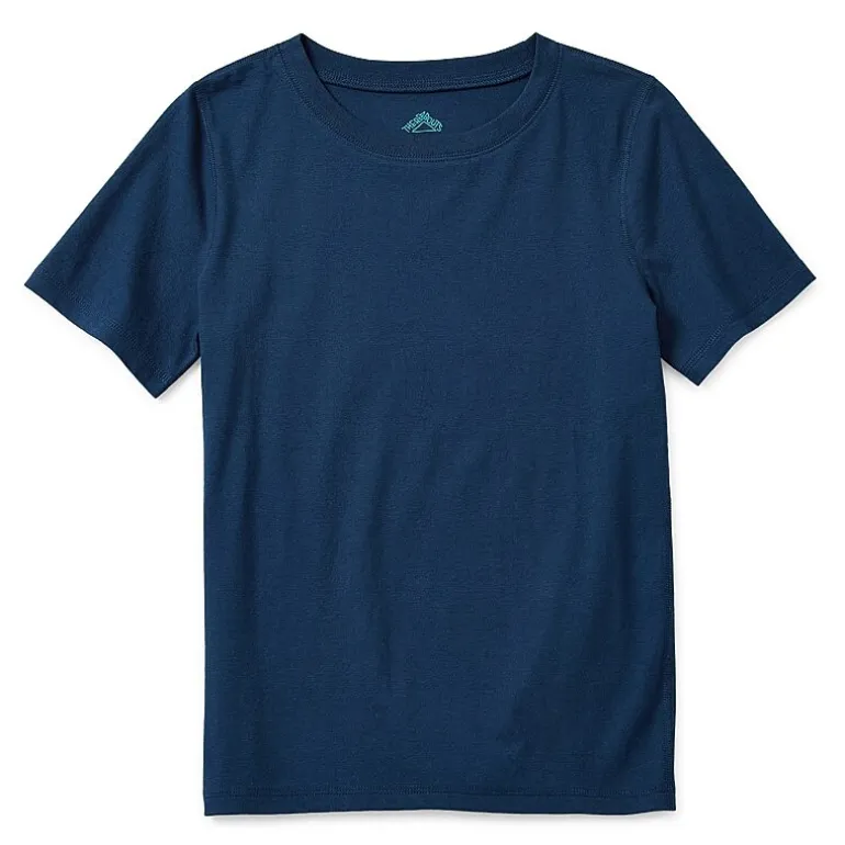 Thereabouts Little & Big Kid Boys Sensory Friendly Crew Neck Short Sleeve Adaptive T-Shirt