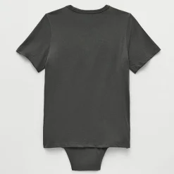 Thereabouts Little & Big Kid Boys Bodysuit Closure Easy-on + Easy-off Adaptive Crew Neck Short Sleeve Bodysuit