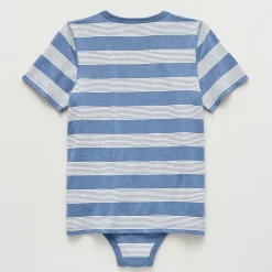 Thereabouts Little & Big Kid Boys Bodysuit Closure Easy-on + Easy-off Adaptive Crew Neck Short Sleeve Bodysuit
