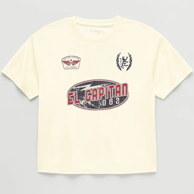 Thereabouts Little & Big Kid Boys Easy-on + Easy-off Sensory Friendly Crew Neck Short Sleeve Adaptive Jersey