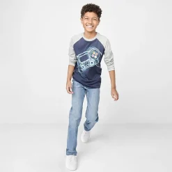 Thereabouts Little & Big Kid Boys Adjustable Waist Stretch Fabric Straight Leg Jean