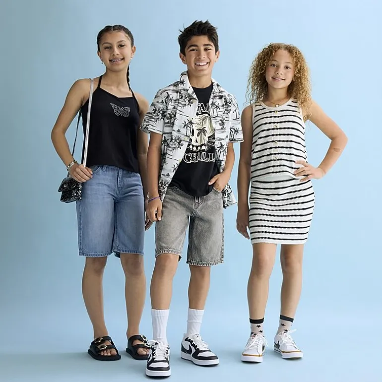 Thereabouts Little & Big Kid Boys Adjustable Waist Denim Short