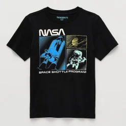 Thereabouts Little & Big Kid Boys Crew Neck Short Sleeve Regular Fit Graphic T-Shirt