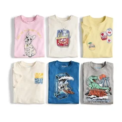 Thereabouts Little & Big Kid Boys Crew Neck Short Sleeve Regular Fit Graphic T-Shirt