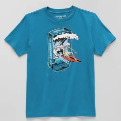 Thereabouts Little & Big Kid Boys Crew Neck Short Sleeve Regular Fit Graphic T-Shirt