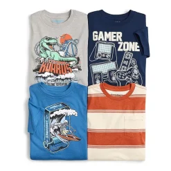 Thereabouts Little & Big Kid Boys Crew Neck Short Sleeve Regular Fit Graphic T-Shirt