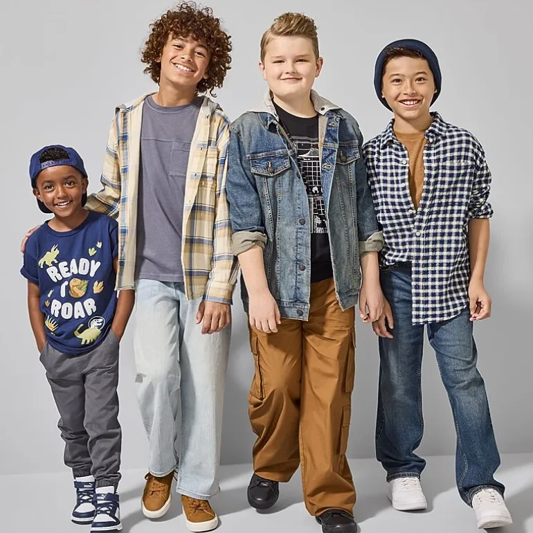Thereabouts Little & Big Kid Boys Adjustable Waist Stretch Fabric Relaxed Fit Jean