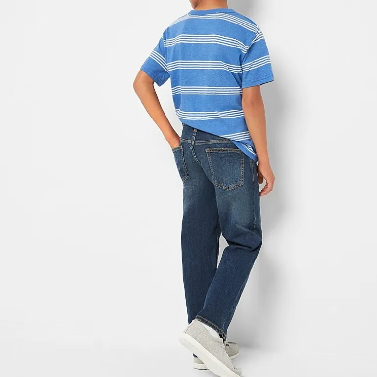 Thereabouts Little & Big Kid Boys Adjustable Waist Stretch Fabric Relaxed Fit Jean