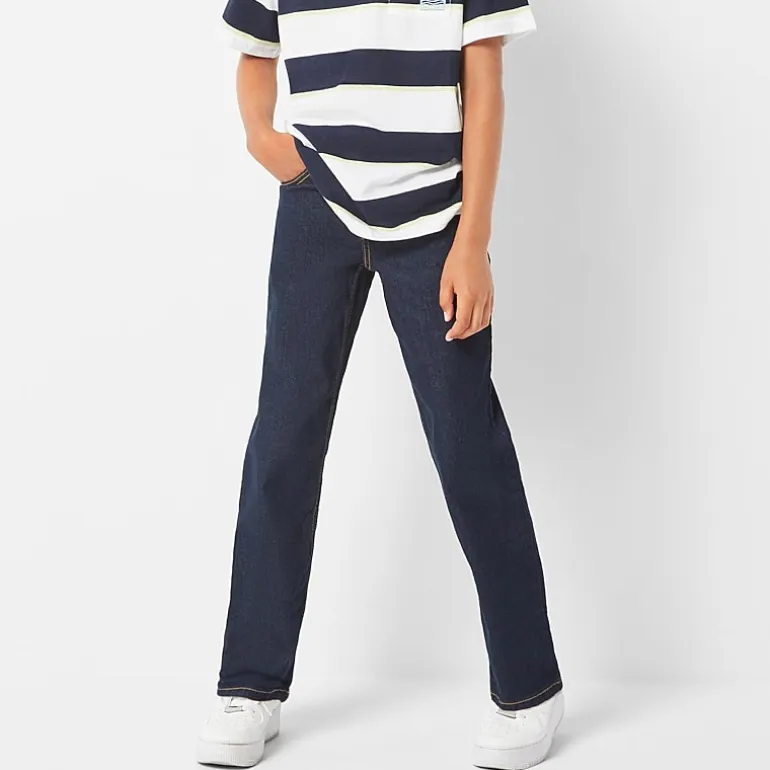 Thereabouts Little & Big Kid Boys Adjustable Waist Stretch Fabric Slim Straight Leg Jean