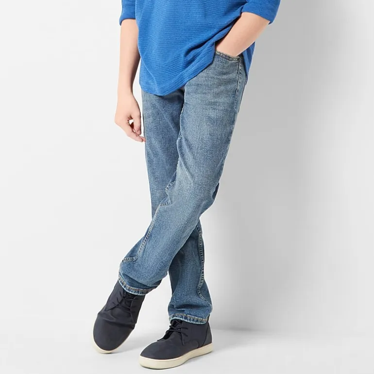 Thereabouts Little & Big Kid Boys Adjustable Waist Stretch Fabric Slim Fit Jean