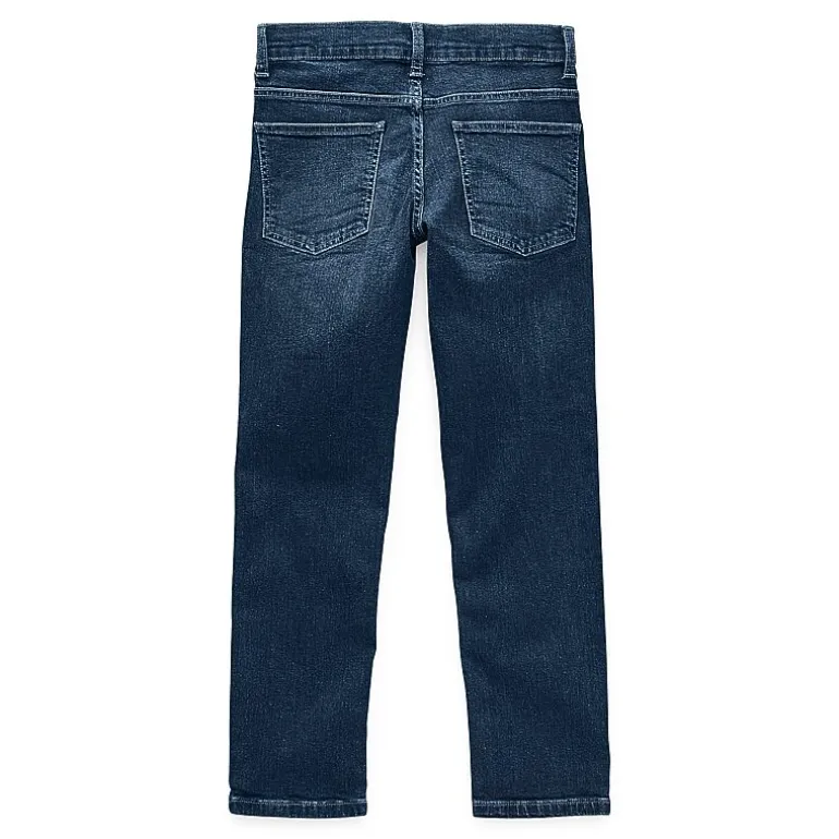 Thereabouts Little & Big Kid Boys Adjustable Waist Stretch Fabric Slim Fit Jean