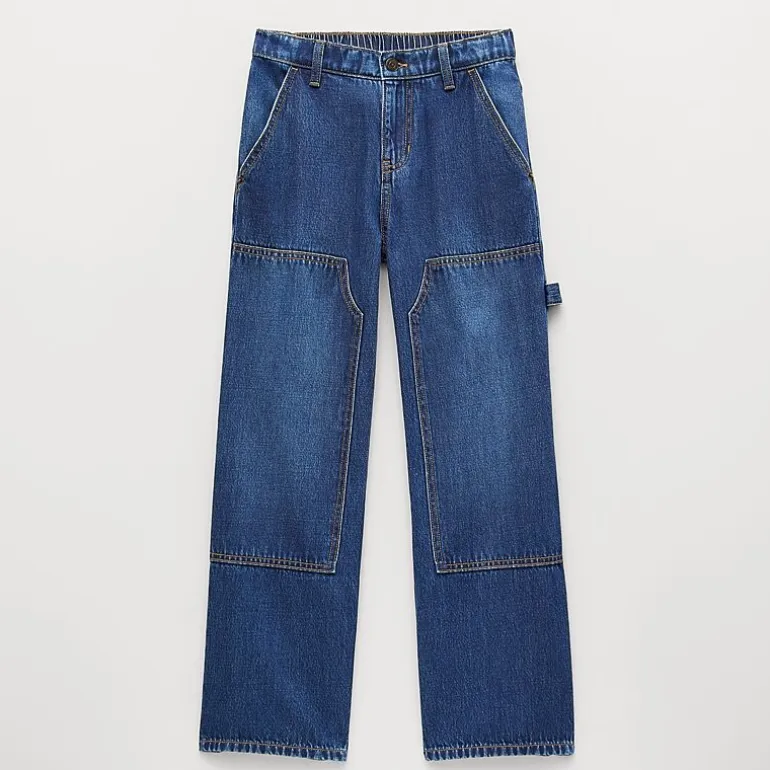 Thereabouts Little & Big Kid Boys Adjustable Waist Workwear Loose Fit Jean