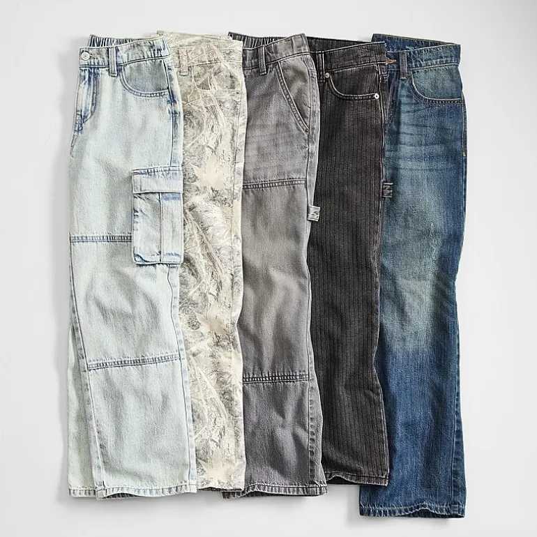 Thereabouts Little & Big Kid Boys Adjustable Waist Workwear Loose Fit Jean