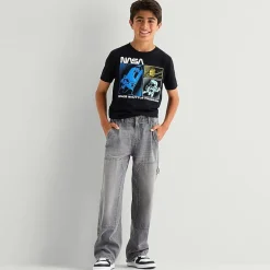 Thereabouts Little & Big Kid Boys Adjustable Waist Workwear Loose Fit Jean