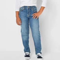 Thereabouts Little & Big Kid Boys Adjustable Waist Carpenter Jean