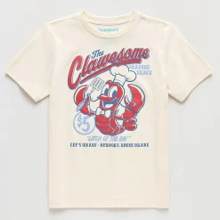 Thereabouts Little & Big Kid Boys Crew Neck Short Sleeve Regular Fit Graphic T-Shirt