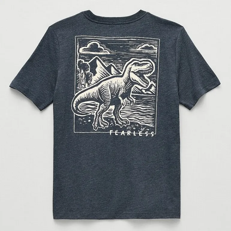 Thereabouts Little & Big Kid Boys Crew Neck Short Sleeve Regular Fit Graphic T-Shirt