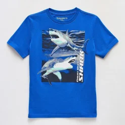 Thereabouts Little & Big Kid Boys Crew Neck Short Sleeve Regular Fit Graphic T-Shirt