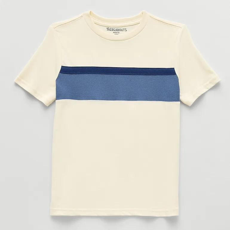 Thereabouts Little & Big Kid Boys Crew Neck Short Sleeve T-Shirt