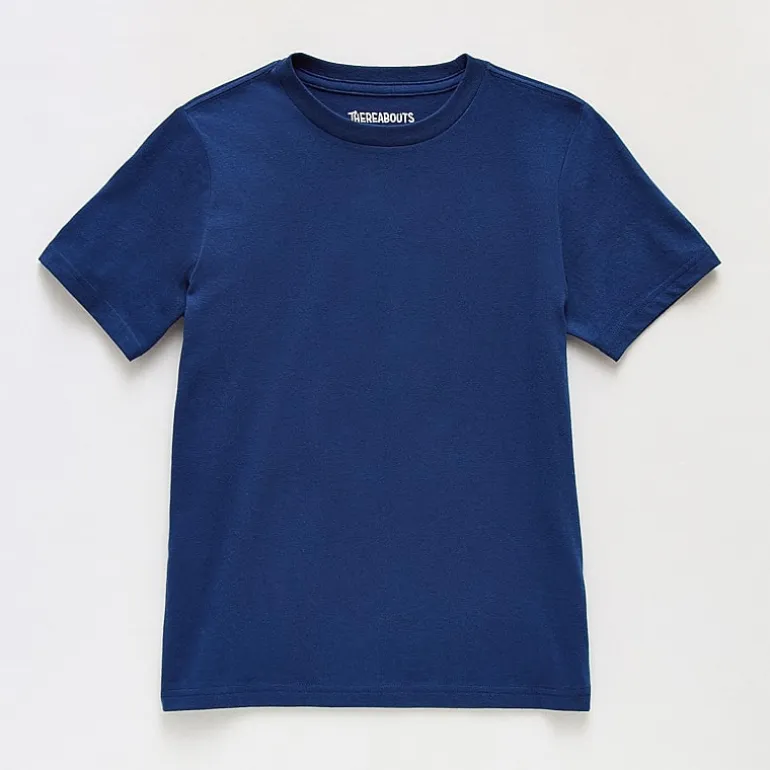 Thereabouts Little & Big Kid Boys Crew Neck Short Sleeve T-Shirt