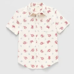 Thereabouts Little & Big Kid Boys Short Sleeve Regular Fit Button-Down Shirt